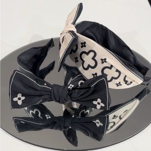 NWOT 2pc Bow Headband